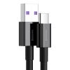 Kabel przewód Superior do Huawei USB - USB-C 11V / 6A SuperCharge 1m - czarny