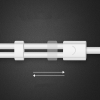 Rozdzielacz przewód słuchawkowy mini jack 3.5 mm na 2x mini jack 3.5mm 20cm biały