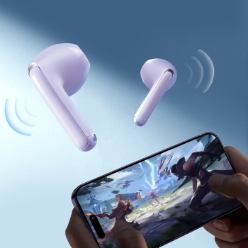 Słuchawki bezprzewodowe TWS Funpods Series JR-FB1 Bluetooth 5.3 fioletowe